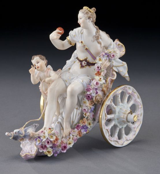 Meissen porcelain figure of Venus