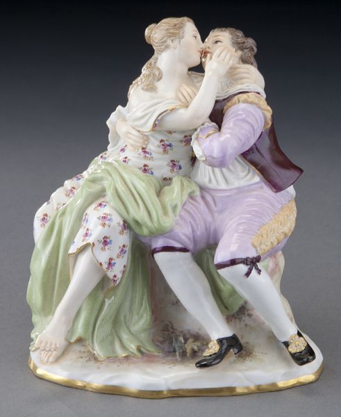 Meissen porcelain figural group 17428a