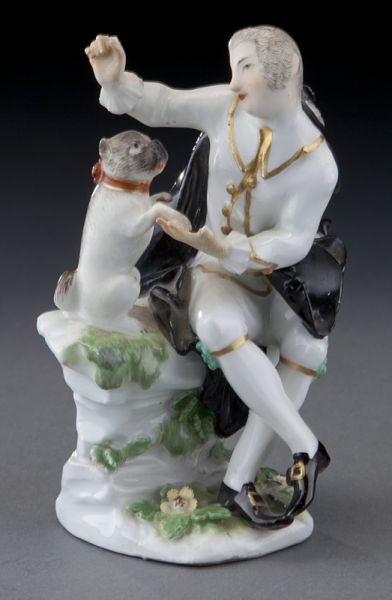 Meissen porcelain figure of a gentleman