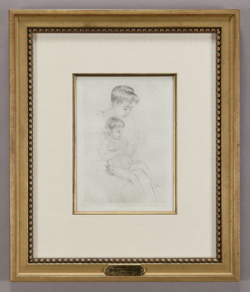 Mary Cassatt The Manicure drypoint 1742cf