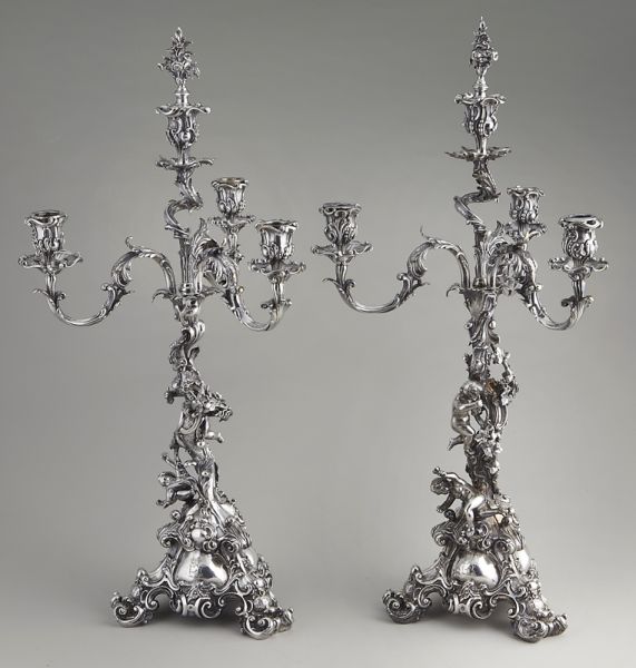 Pr Louis XV style silverplated 1742e9