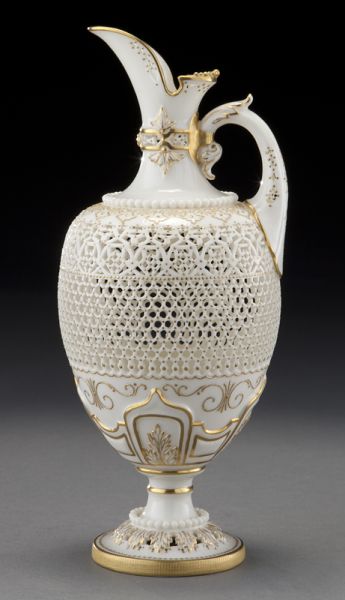 Royal Worcester reticulated ewer 174315