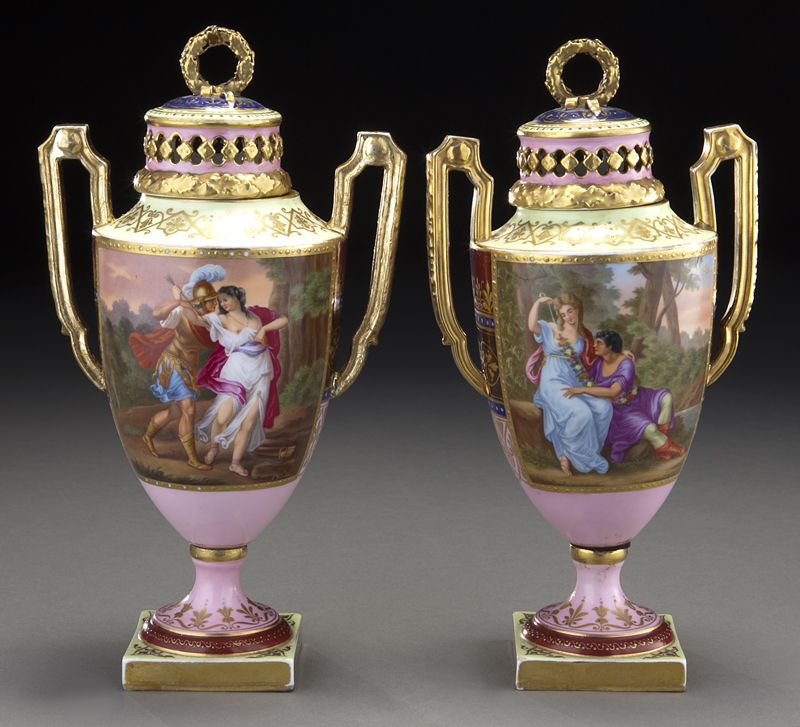 Pr Royal Vienna porcelain lidded 174331