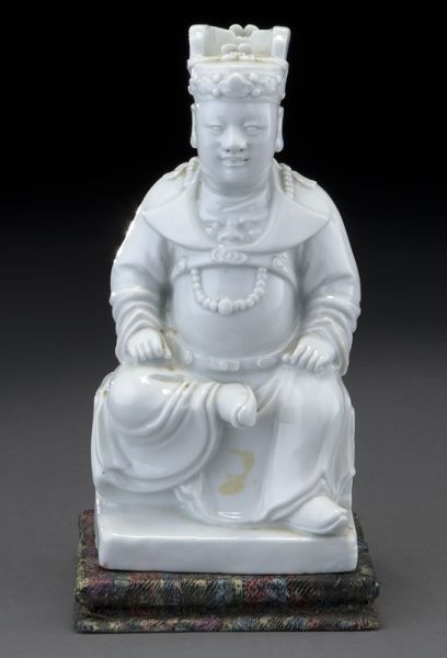 Chinese Qing blanc de Chine porcelain 1743c7