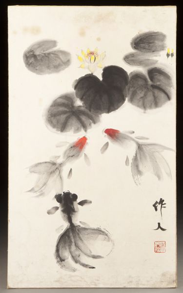 Chinese watercolor attr. to Wu