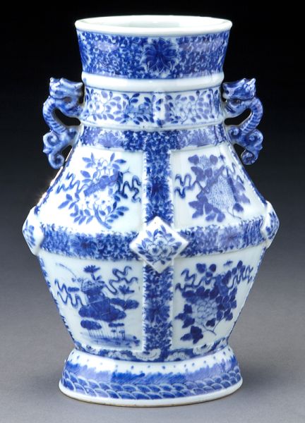 Chinese Qing blue and white porcelain