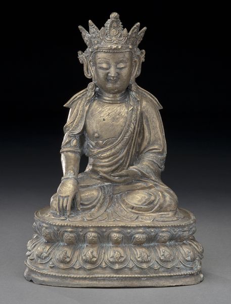 Chinese Ming bronze Shakyamuni 174411