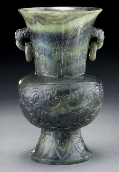 Chinese carved jade vasedepicting 174429