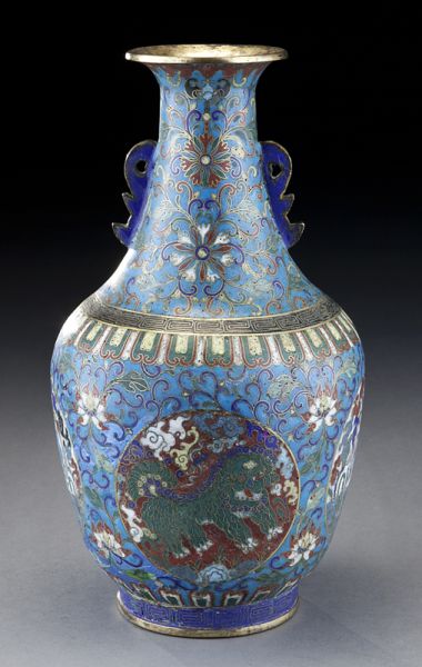 Chinese late Ming-early Qing cloisonne