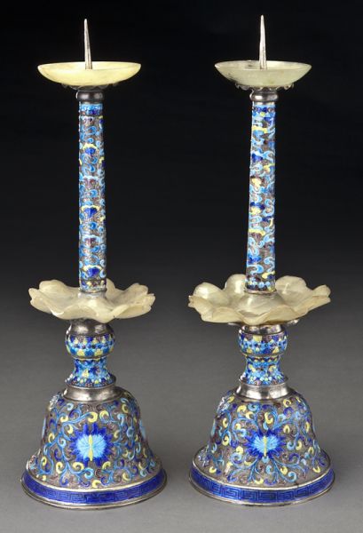 Pr Chinese enamel over silver 17447a
