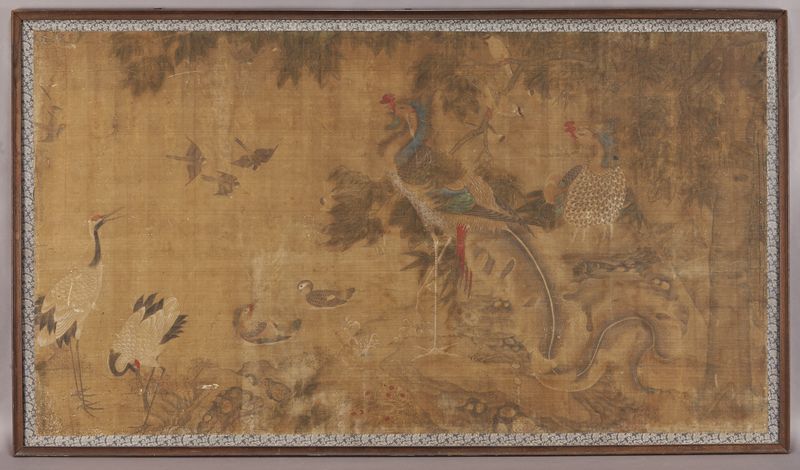 Chinese late Ming early Qing watercolor 174492