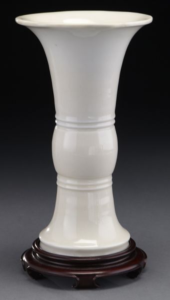 Chinese Qing blanc de Chine porcelain