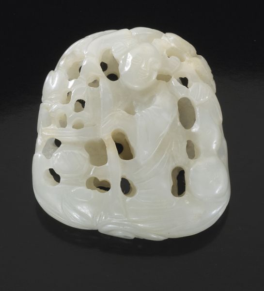 Chinese Ming carved jade openwork 1744e5