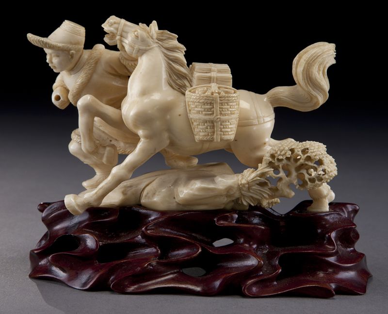 Chinese Cultural Revolution ivory carving