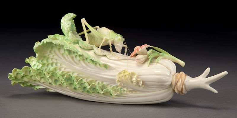 Chinese carved polychrome ivory 174537