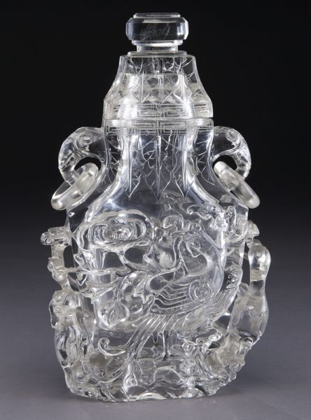 Chinese Qing carved rock crystal 17453d