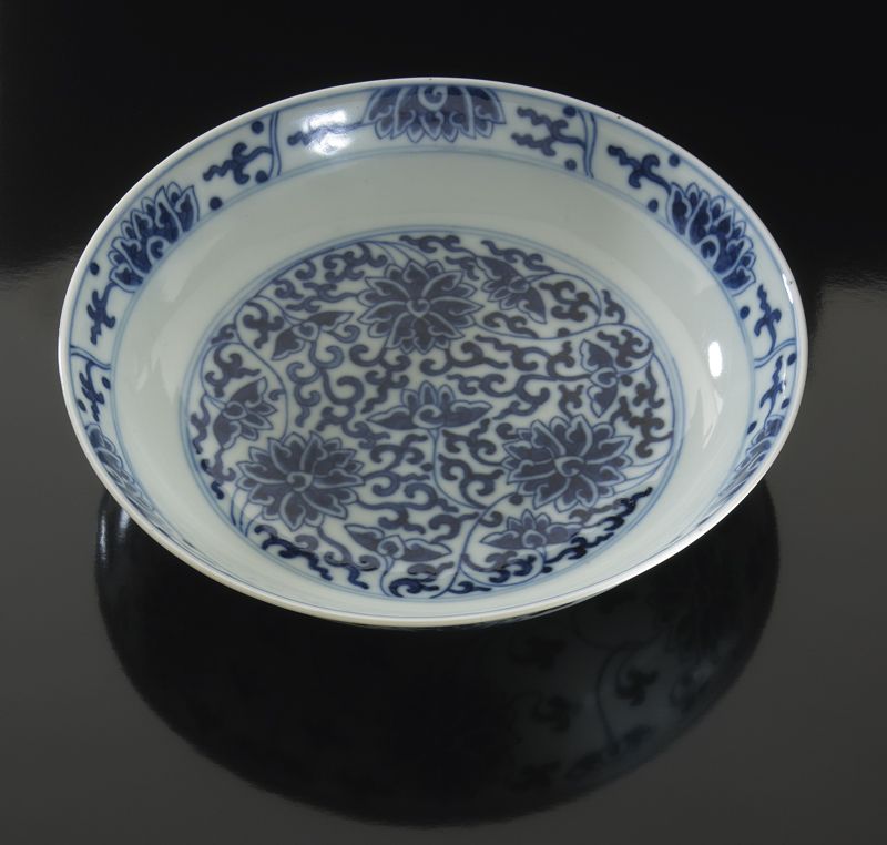 Chinese Qing Tongzhi Imperial blue