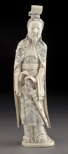 Chinese carved ivory figure International 174584