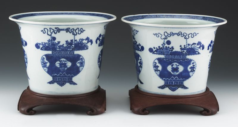 Pr. Chinese blue and white porcelain