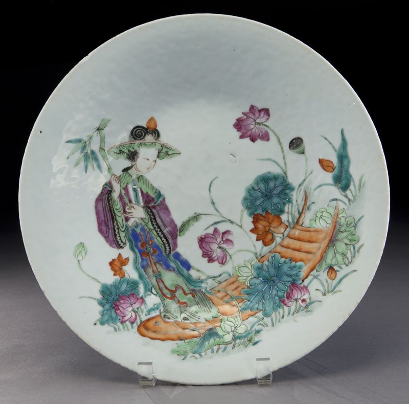 Chinese Qing famille rose porcelain 1745ae