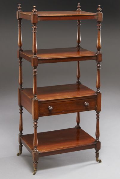 English mahogany 4 tier etagerewith 1745d0