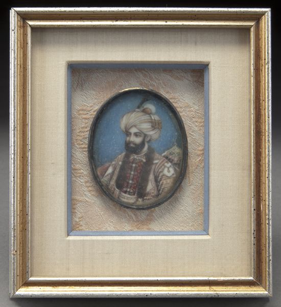 Indian portrait miniature on ivory 1745e7