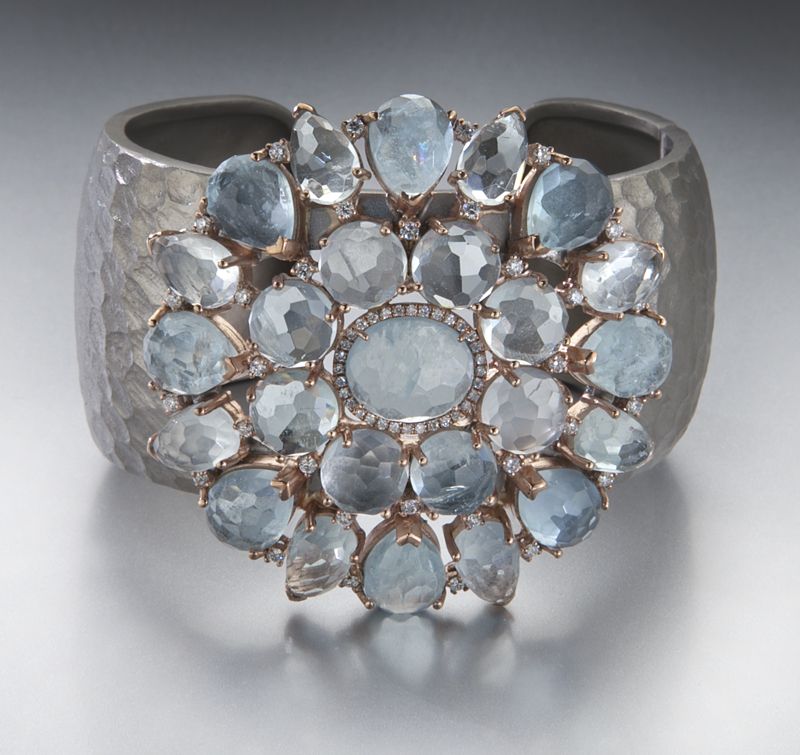 Sterling silver and aquamarine 17462e