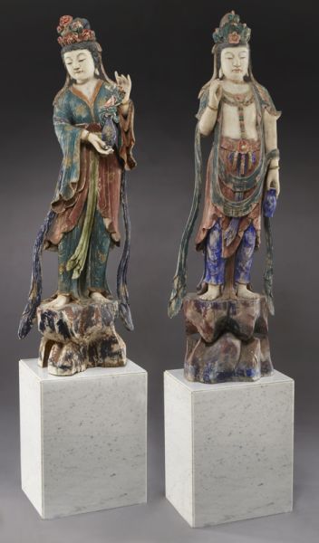 Pr. Chinese Liao/Jin Style polychrome