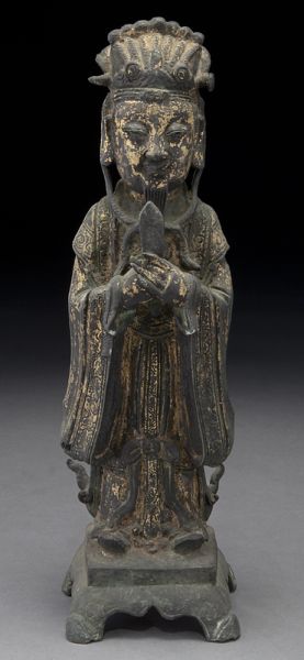 Chinese Ming bronze immortalholding 174645