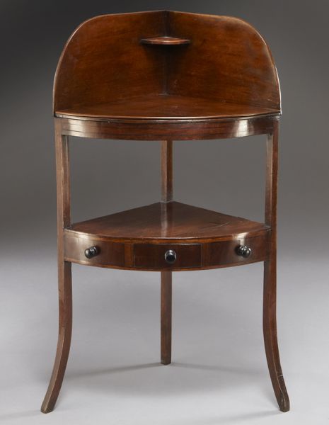 Georgian mahogany corner washstandwith 17463e