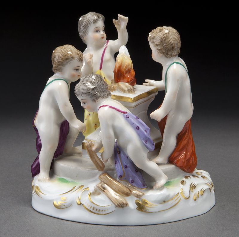 Meissen porcelain figural group 174650