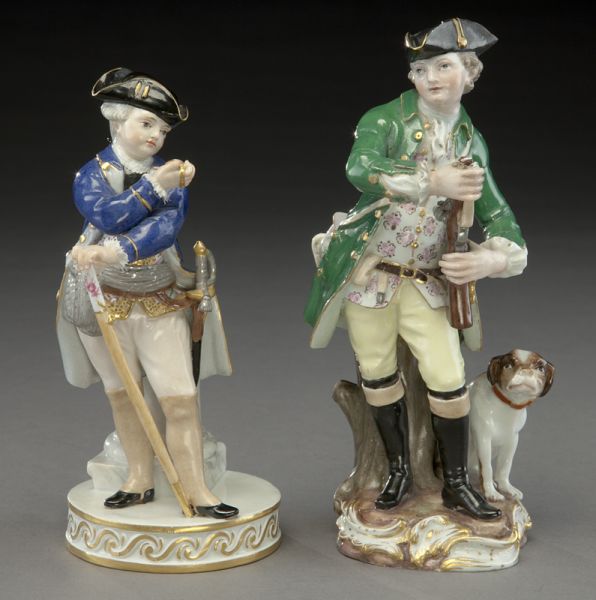 (2) Meissen porcelain figures (1)