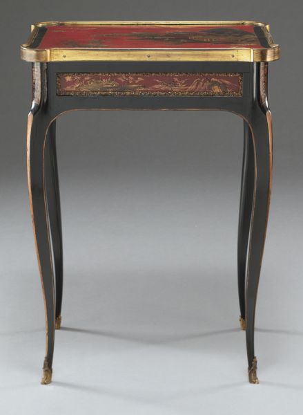 English chinoiserie decorated table