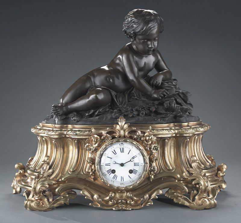 French gilt and patinated bronze 174699