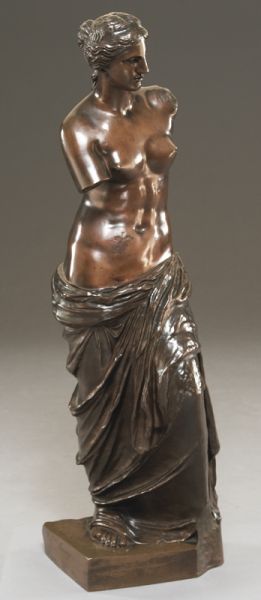 Sauvage French bronze sculpture modeled