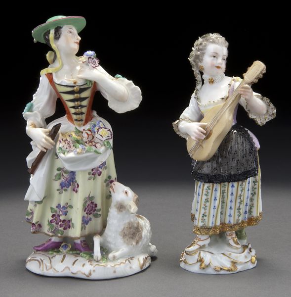 Pr Meissen porcelain figures of 174726