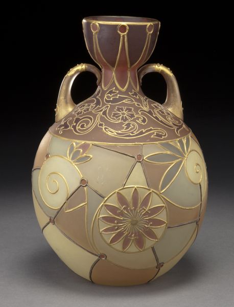 Mt. Washington Royal Flemish glass vase