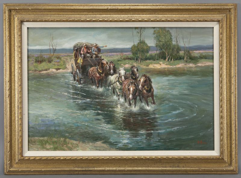Lajos Markos Stagecoach Crossing  17476a