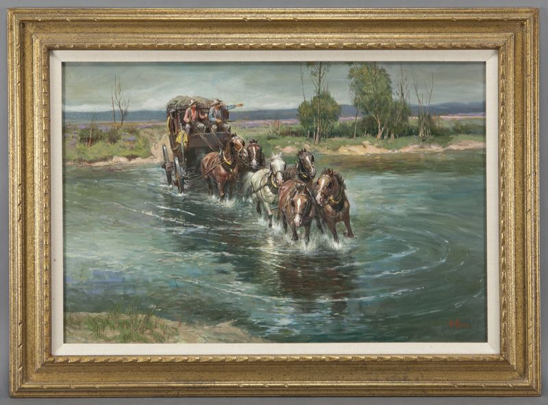 Lajos Markos ''Stagecoach Crossing''