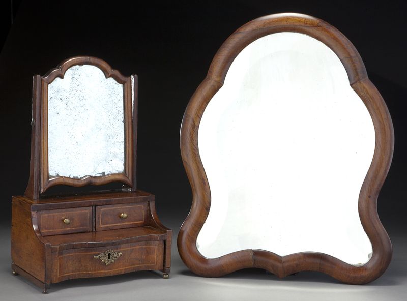 (2) Antique mirrors including an