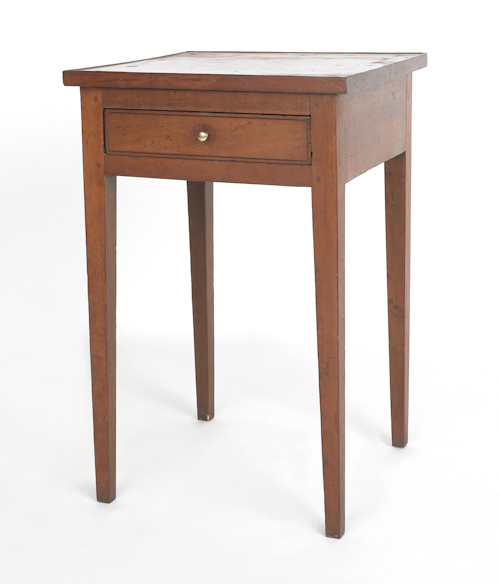 Federal cherry side table ca 1800 1747d2