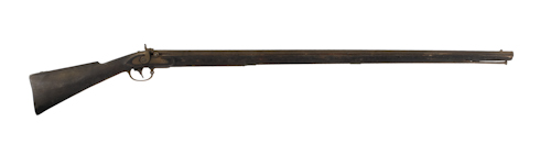 Single barrel cap and ball rifle with