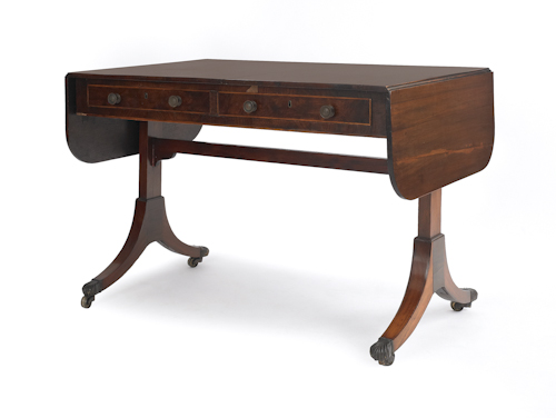 Regency mahogany sofa table early