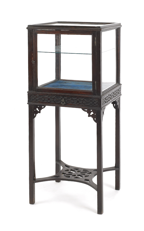 George III mahogany display stand 174868