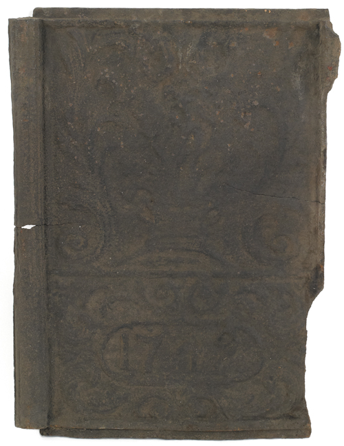 Cast iron stove plate Front plate