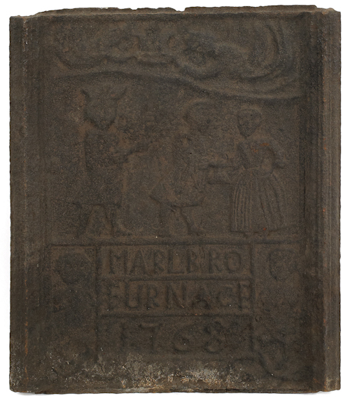 Cast iron stove plate Marlboro