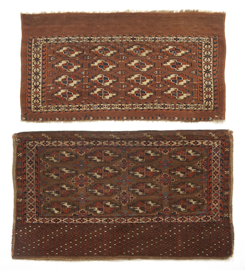 Two Turkoman bag faces early 20th