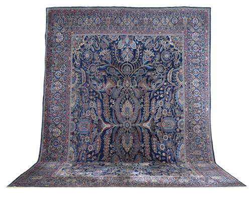 Meshad carpet ca 1930 with overall 174990