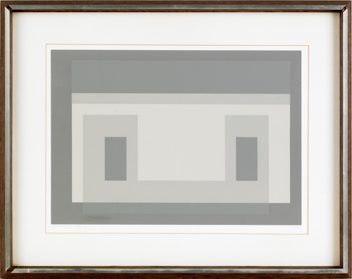 Josef Albers (American 1888-1976) silkscreen