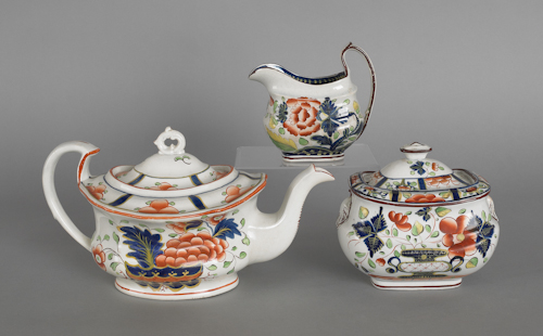 Gaudy Dutch teapot 19th c in the 174a41